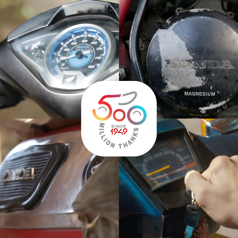 Honda Celebrates 500 Million Motorcycles Globally